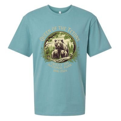 Queen Of The Tetons Grizzly 399 Wildlife Preserve 19962024 Sueded Cloud Jersey T-Shirt