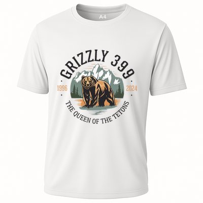 Queen Of The Tetons Grizzly 399 National Park Bear Lovers Performance Shirt