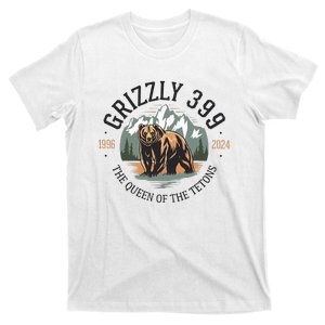 Queen Of The Tetons Grizzly 399 National Park Bear Lovers T-Shirt