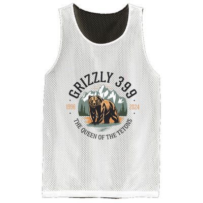 Queen Of The Tetons Grizzly 399 National Park Bear Lovers Mesh Reversible Basketball Jersey Tank