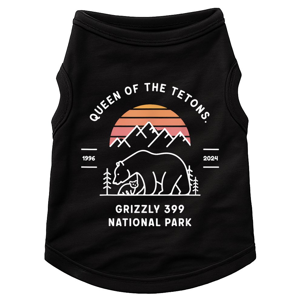 Queen Of The Tetons Grizzly 399 National Park 1996 2024 Doggie Tank
