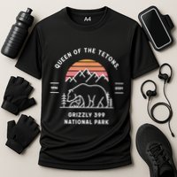 Queen Of The Tetons Grizzly 399 National Park 1996 2024 Cooling Performance Crew T-Shirt