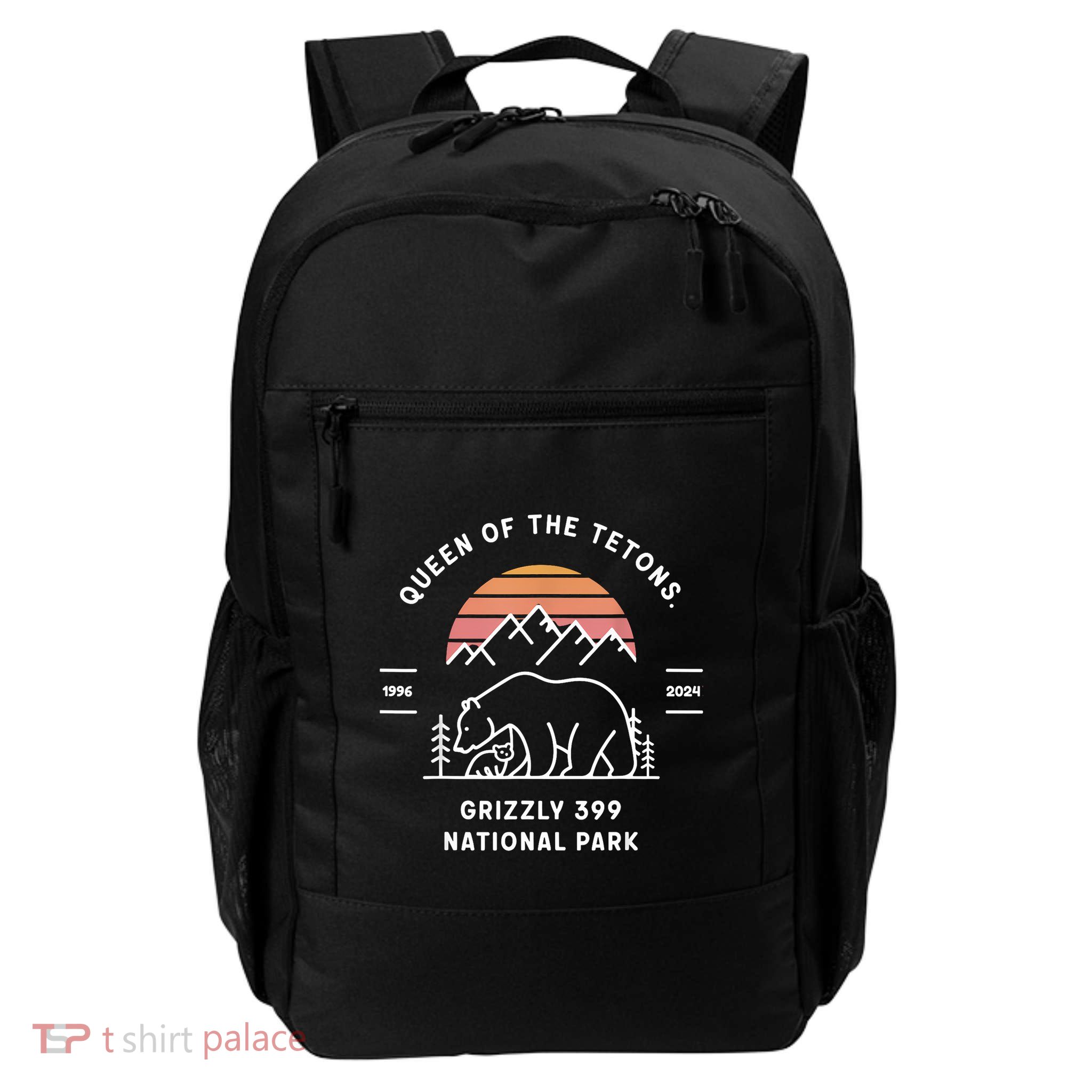 Queen Of The Tetons Grizzly 399 National Park 1996 2024 Backpack