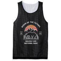Queen Of The Tetons Grizzly 399 National Park 1996 2024 Mesh Reversible Basketball Jersey Tank