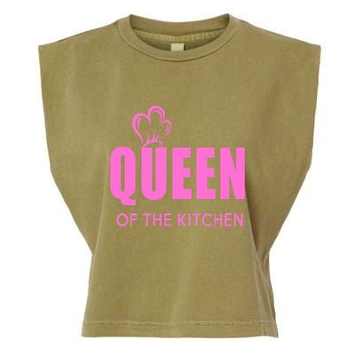 Queen Of The Kitchen Garment-Dyed Women's Muscle Tee