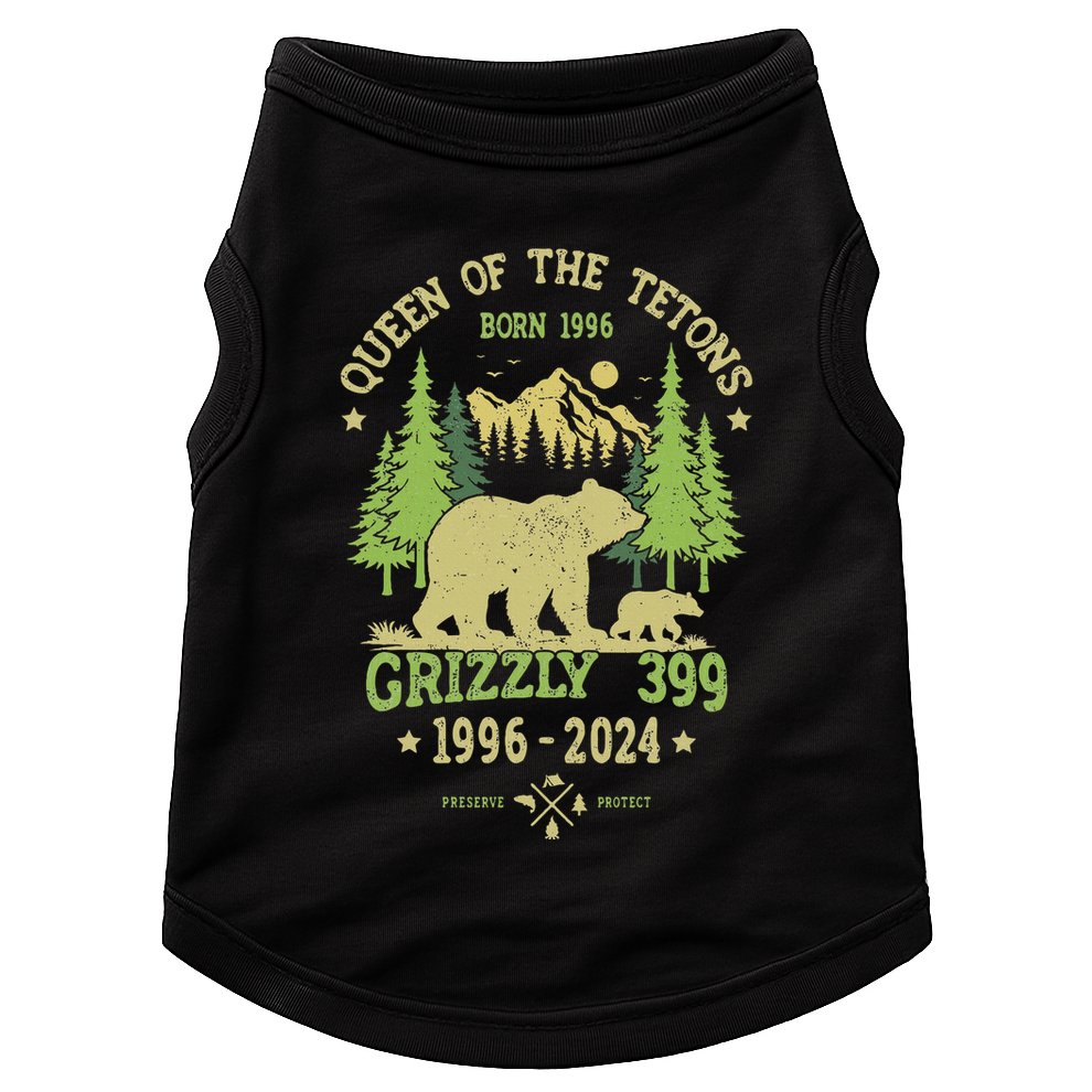 Queen Of The Tetons Grizzly 399 National Park 1996 2024 Doggie Tank