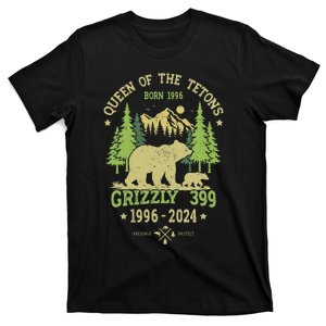 Queen Of The Tetons Grizzly 399 National Park 1996 2024 T-Shirt