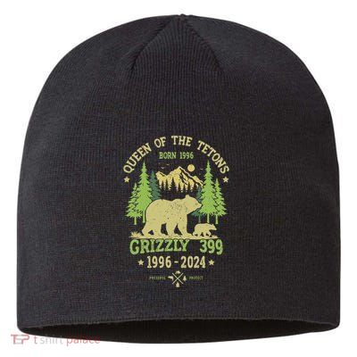 Queen Of The Tetons Grizzly 399 National Park 1996 2024 Sustainable Beanie