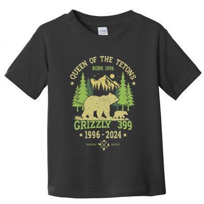Queen Of The Tetons Grizzly 399 National Park 1996 2024 Toddler T-Shirt