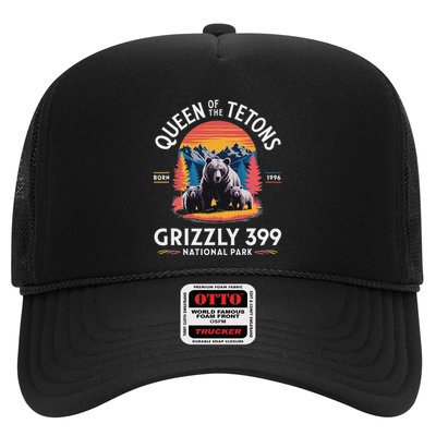 Queen Of The Tetons Grizzly 399 National Park Trucker Hat