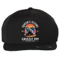 Queen Of The Tetons Grizzly 399 National Park Wool Snapback Cap