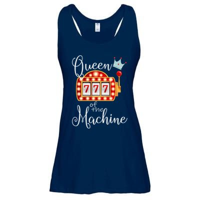 Queen Of The Machine Slot Casino Gambling Money Lovers Ladies Essential Flowy Tank