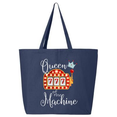 Queen Of The Machine Slot Casino Gambling Money Lovers 25L Jumbo Tote