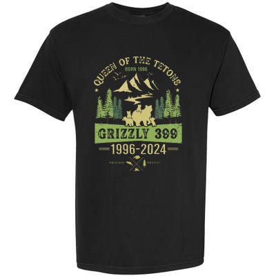 Queen Of The Tetons Grizzly 399 National Park 19962024 Garment-Dyed Heavyweight T-Shirt