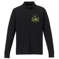 Queen Of The Tetons Grizzly 399 National Park 19962024 Performance Long Sleeve Polo