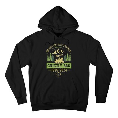 Queen Of The Tetons Grizzly 399 National Park 19962024 Hoodie