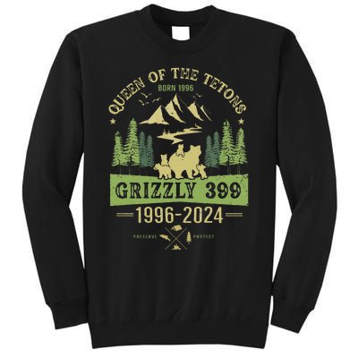 Queen Of The Tetons Grizzly 399 National Park 19962024 Sweatshirt