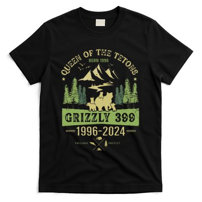 Queen Of The Tetons Grizzly 399 National Park 19962024 T-Shirt