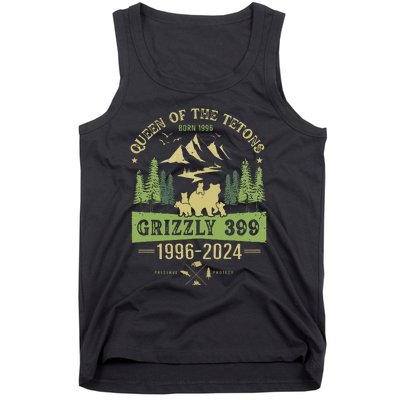 Queen Of The Tetons Grizzly 399 National Park 19962024 Tank Top