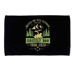 Queen Of The Tetons Grizzly 399 National Park 19962024 Microfiber Hand Towel