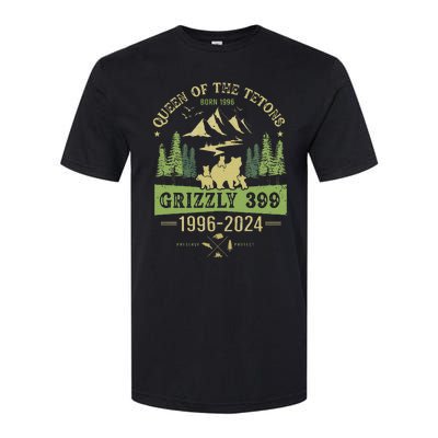 Queen Of The Tetons Grizzly 399 National Park 19962024 Softstyle CVC T-Shirt