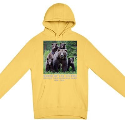 Queen Of The Tetons Grizzly 399 National Park 1996 2024 Premium Pullover Hoodie