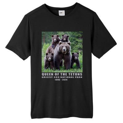 Queen Of The Tetons Grizzly 399 National Park 1996 2024 Tall Fusion ChromaSoft Performance T-Shirt