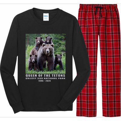 Queen Of The Tetons Grizzly 399 National Park 1996 2024 Long Sleeve Pajama Set