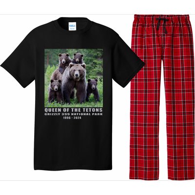 Queen Of The Tetons Grizzly 399 National Park 1996 2024 Pajama Set