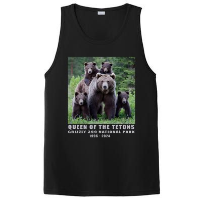 Queen Of The Tetons Grizzly 399 National Park 1996 2024 PosiCharge Competitor Tank