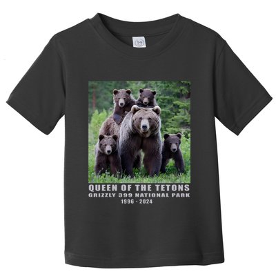 Queen Of The Tetons Grizzly 399 National Park 1996 2024 Toddler T-Shirt