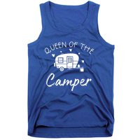 Queen Of The Camper Gift Rv Camper Road Trip Gift Tank Top