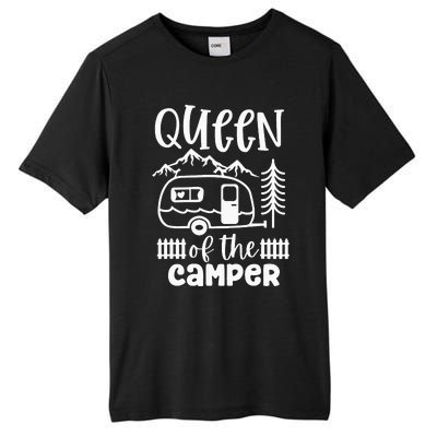 Queen Of The Camper RV Camping Camp Lover Camping Life Tall Fusion ChromaSoft Performance T-Shirt