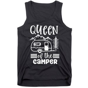 Queen Of The Camper RV Camping Camp Lover Camping Life Tank Top