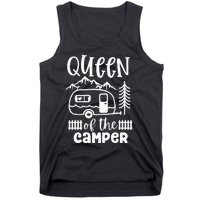 Queen Of The Camper RV Camping Camp Lover Camping Life Tank Top