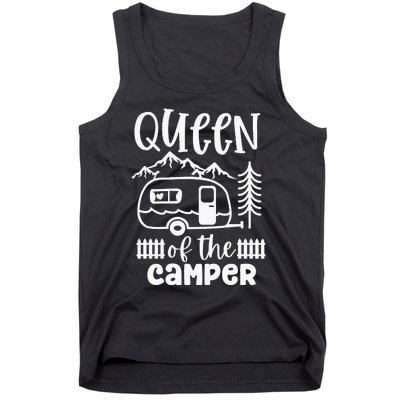 Queen Of The Camper RV Camping Camp Lover Camping Life Tank Top