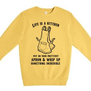 Queen Of The Kitchen Cooking Premium Crewneck Sweatshirt