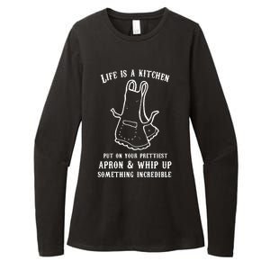 Queen Of The Kitchen Cooking Womens CVC Long Sleeve Shirt