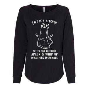 Queen Of The Kitchen Cooking Womens California Wash Sweatshirt