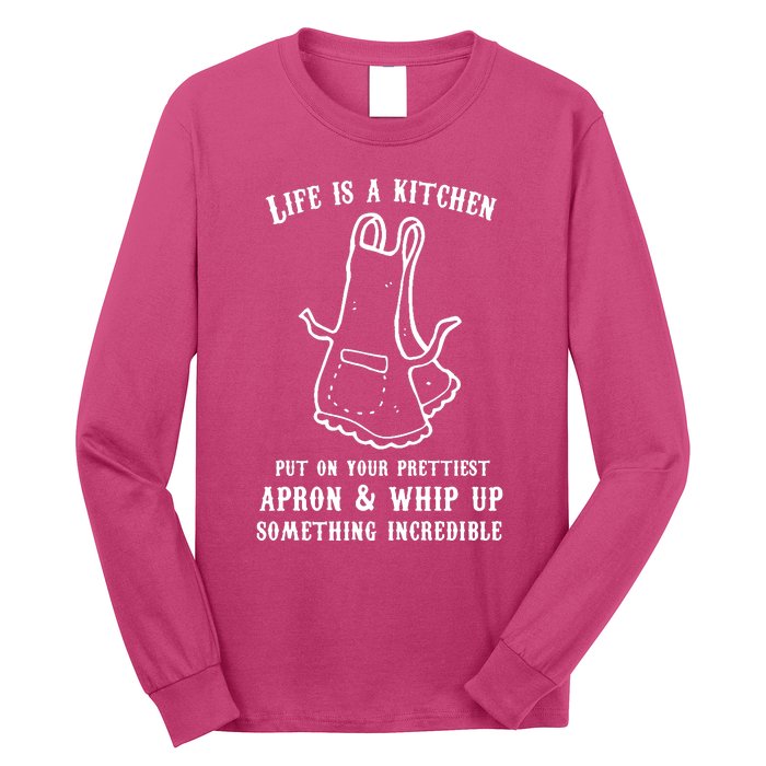 Queen Of The Kitchen Cooking Long Sleeve Shirt