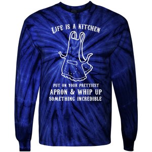 Queen Of The Kitchen Cooking Tie-Dye Long Sleeve Shirt