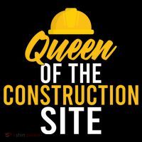 Queen Of The Construction Site Funny Construction Worker Gift Impact Tech Backpack