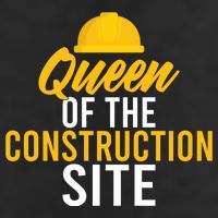 Queen Of The Construction Site Funny Construction Worker Gift Adult Drive Performance Visor