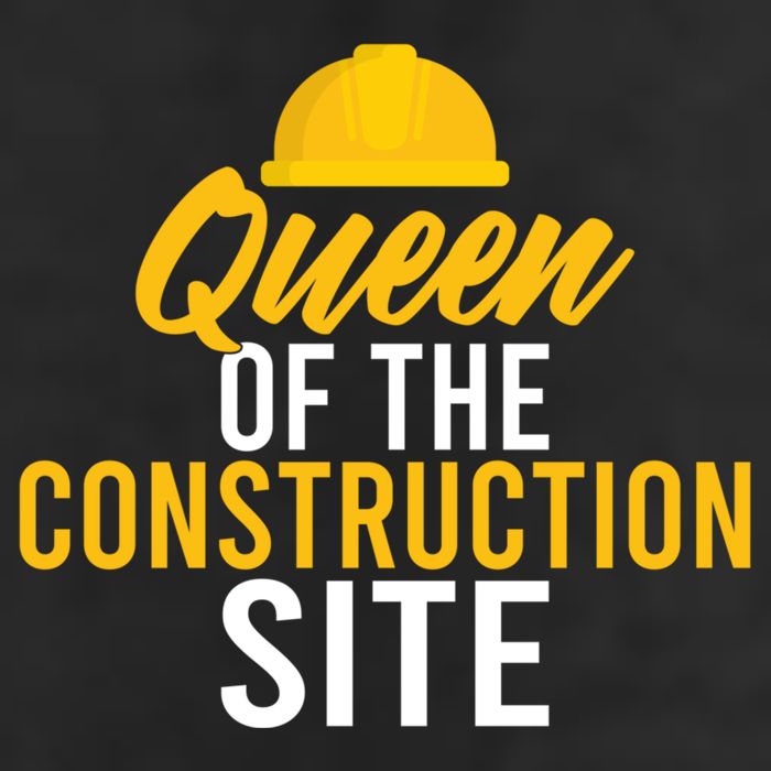 Queen Of The Construction Site Funny Construction Worker Gift Adult Drive Performance Visor