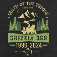 Queen Of The Tetons Grizzly 399 National Park 19962024 Gift Beanie