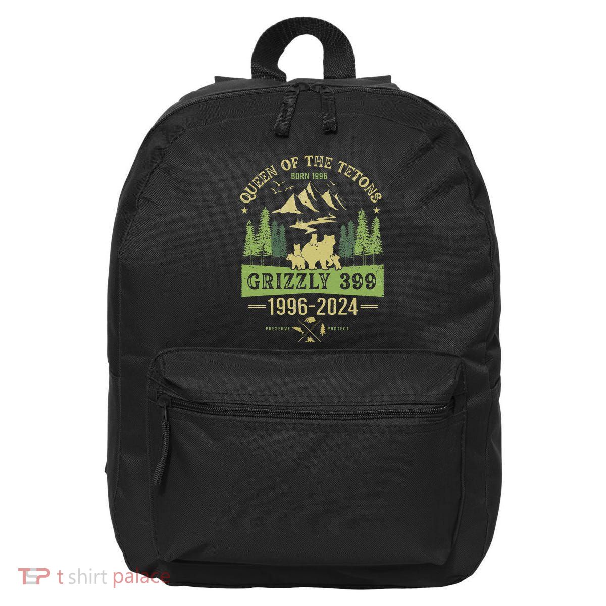 Queen Of The Tetons Grizzly 399 National Park 19962024 Gift 16 in Basic Backpack