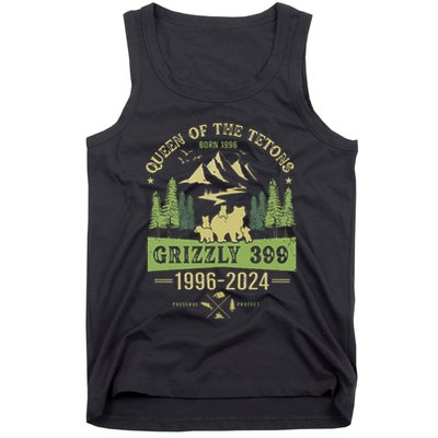 Queen Of The Tetons Grizzly 399 National Park 19962024 Gift Tank Top