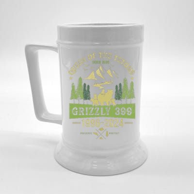 Queen Of The Tetons Grizzly 399 National Park 19962024 Gift Beer Stein