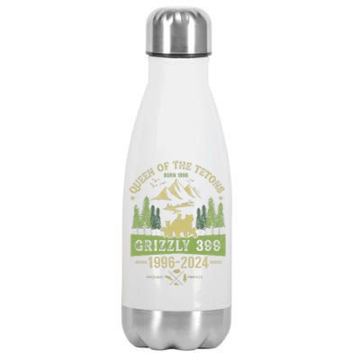 Queen Of The Tetons Grizzly 399 National Park 19962024 Gift Stainless Steel Insulated Water Bottle