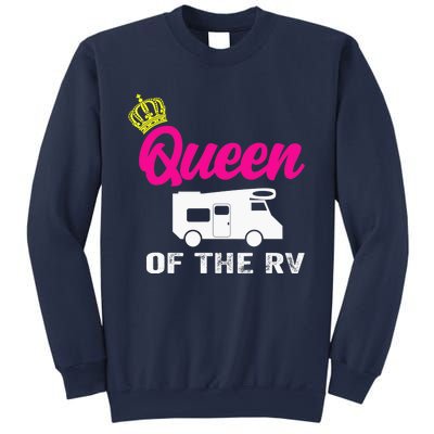 Queen Of The RV Camp Camper Camping Graphic Sweatshirt